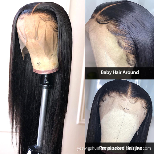 Yeswigs Straight Full Hd Lace Front Human Hair Wig Brazilian Cuticle Aligned Virgin Human Hair Lace Frontal Wig For Black Women